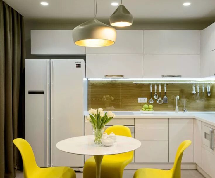Акцент в интерьере кухни galereya Kitchen refurbishment, Kitchen design, Home kitchens