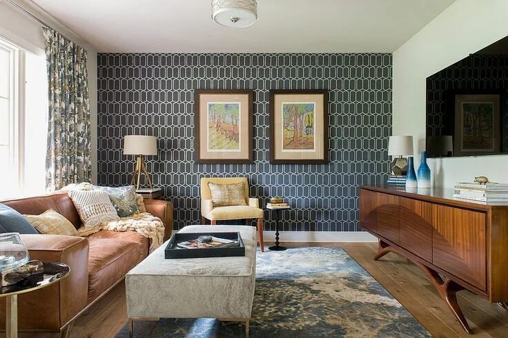 Акцентная стена в интерьере 2024 interior design trends-7a Accent walls in living room, Feature wall living room,
