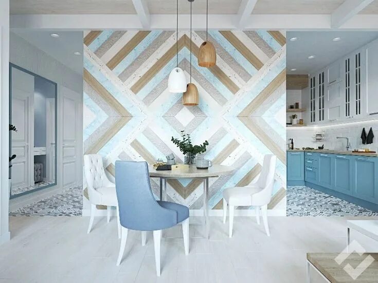 Акцентная стена в интерьере кухни Оболонь #wohnzimmer #hausdekor #einrichten #hausdekoration #dekoration #schlafzi