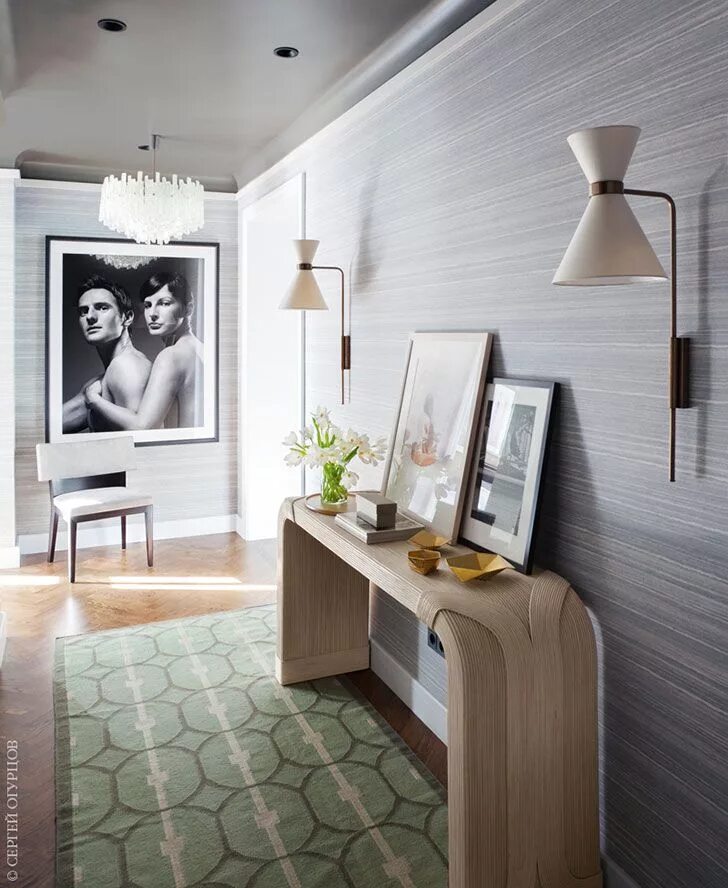 Акцентная стена в прихожей в интерьере Новости Interior, Interior design, Home decor