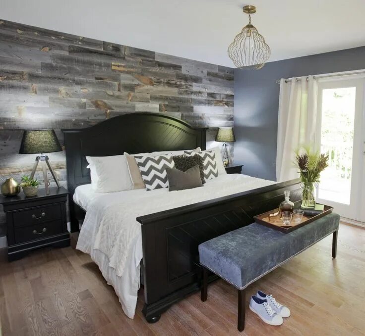Акцентная стена в сером интерьере British Columbia’s largest selection of sustainable, eco-friendly, durable floor
