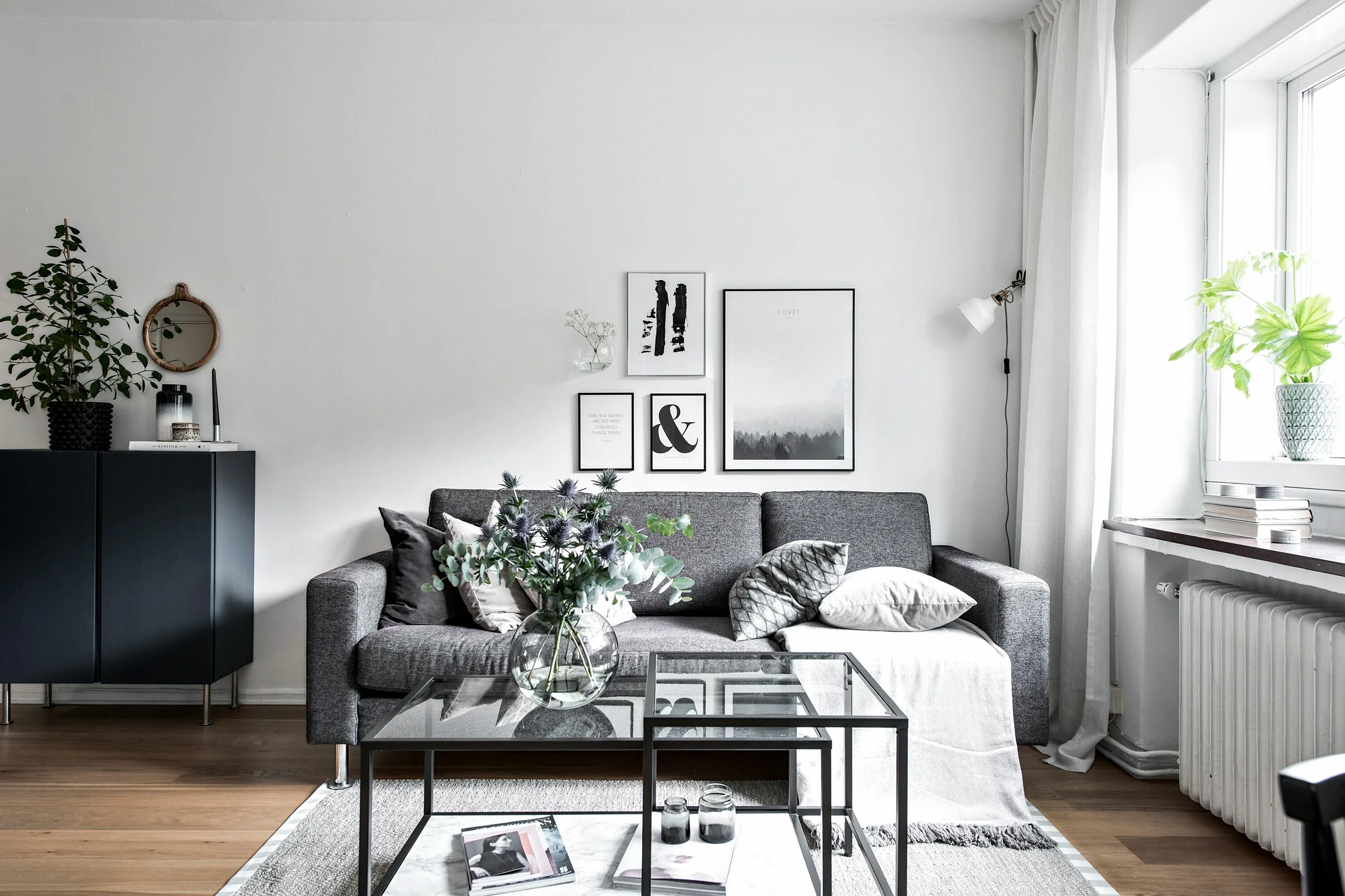 Акцентная стена в скандинавском интерьере Pin på Living Room / Vardagsrum