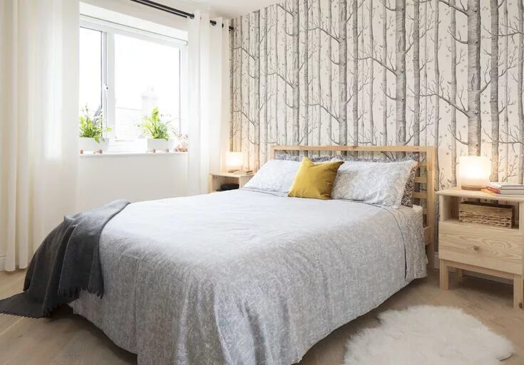 Акцентная стена в спальне изголовье кровати фото Ask a designer: Dana Kallo of Black Fox Interiors answers your questions! HouseA