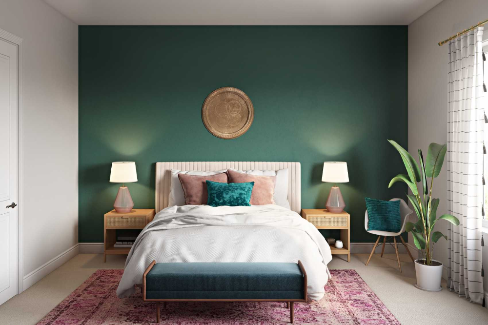 Акцентные стены в интерьере спальни Pin on beautiful rooms