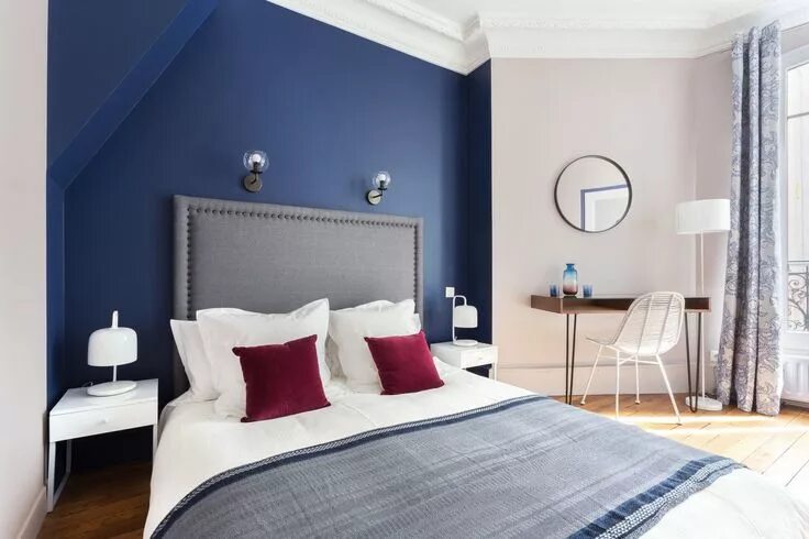 Акцентные цвета в интерьере Pin on chambre