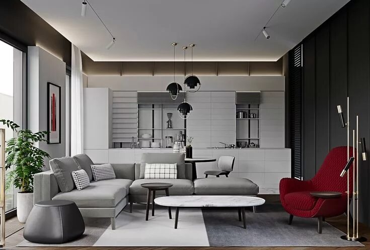 Акценты дизайн интерьера Serene, Classy and Stylish: Interior Design Project Must Have