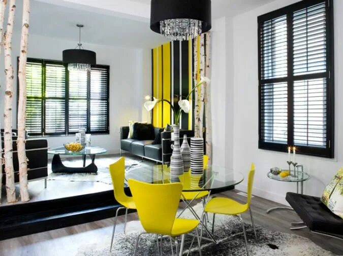 Акценты дизайн интерьера A Breathtaking Work of Staggering Genius Yellow home decor, Interior design yell