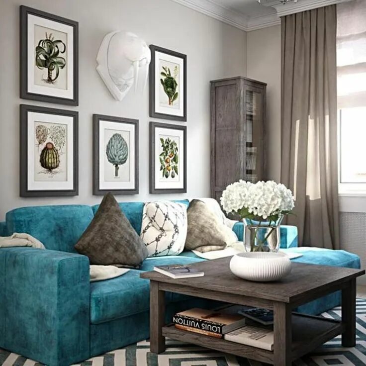 Акценты в интерьере гостиной 48 Home Decor Ideas Living Room Teal Rugs https://silahsilah.com/home-decor/48-h