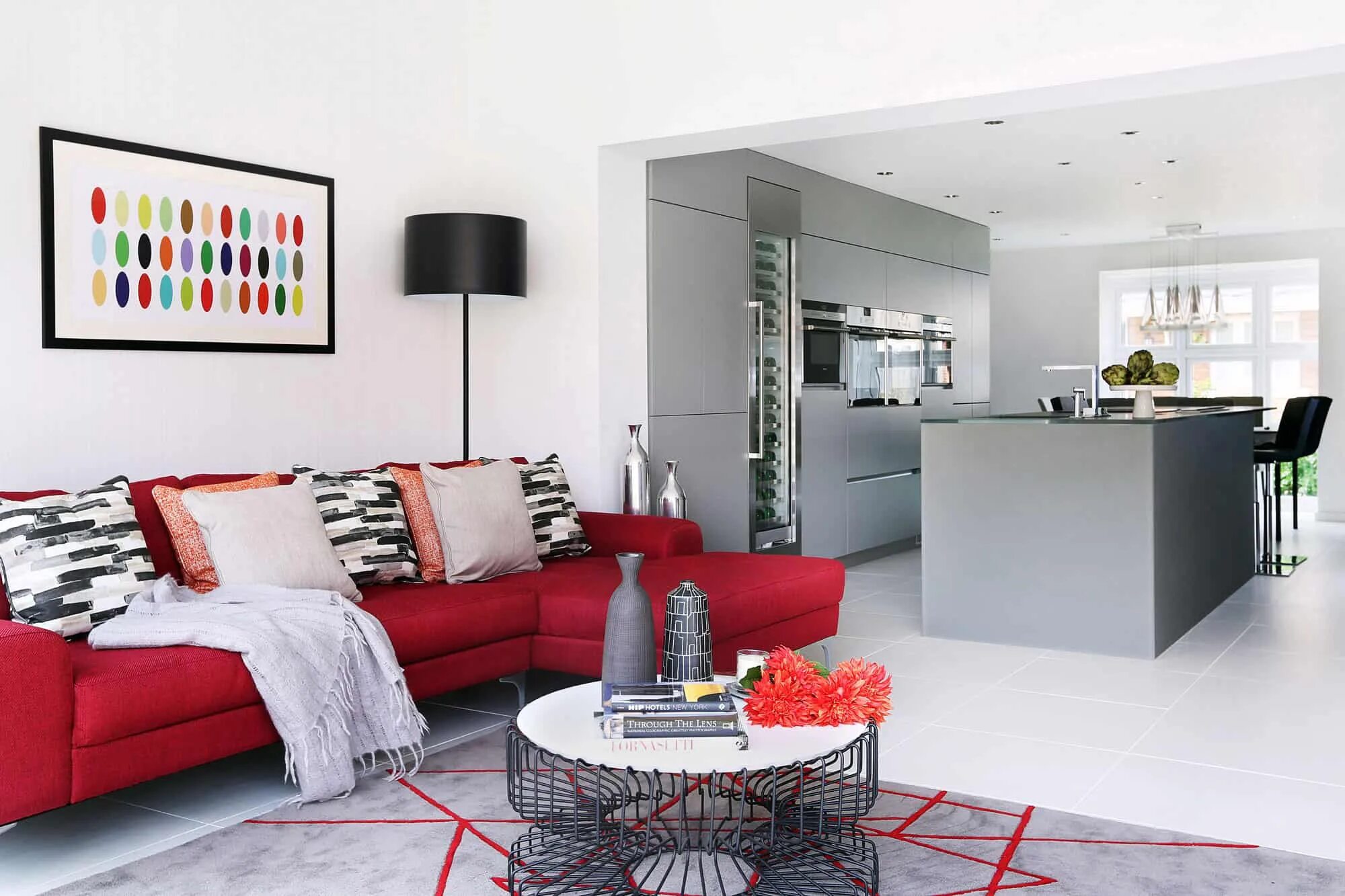 Акценты в интерьере гостиной Butterton by LLI Design