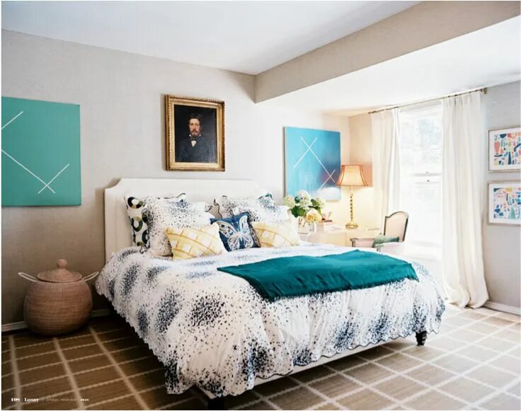 Акценты в интерьере спальни Paint It Yourself: Part 2 Bedroom design, Serene bedroom, Home