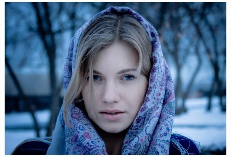 Актриса зимняя фото Фотография зима, автор Mihail Kovalenko