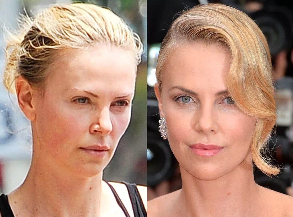 Актрисы без макияжа Photos from Stars Without Makeup - E! Online Celebrity makeup transformation, Ce