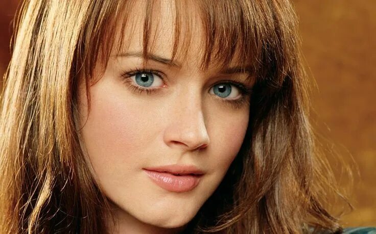 Актрисы фото фамилии молодые Alexis Bledel, Women, Blue Eyes, Brunette, Face, Closeup HD Wallpaper Desktop Ba