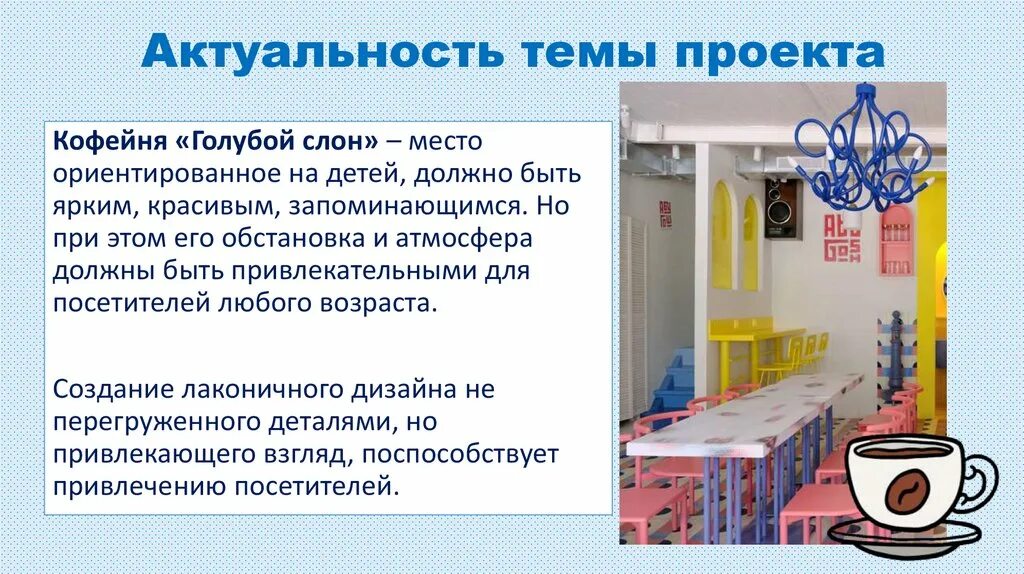 Актуальность дизайна интерьера в современном мире Разработка дизайн-проекта интерьера кофейни - презентация онлайн
