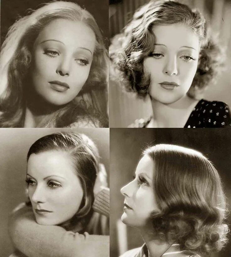 Актуальность темы прически 40 годов 20 века 1930s Hairstyles - Face Changes 30s hairstyles, 1930s hair, Vintage hairstyles