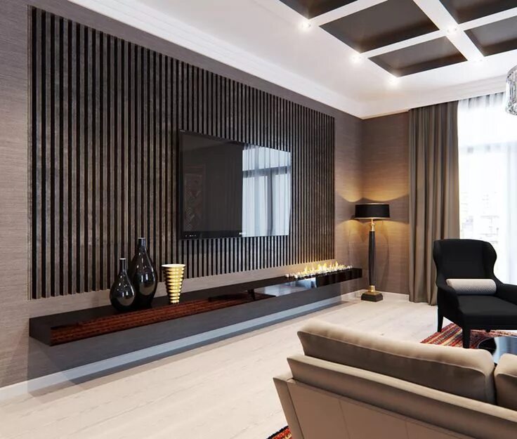 Актуальны ли рейки в интерьере в 2024 Stylish Apartment Decor with Neutral and Modern Elements Stylish apartment decor