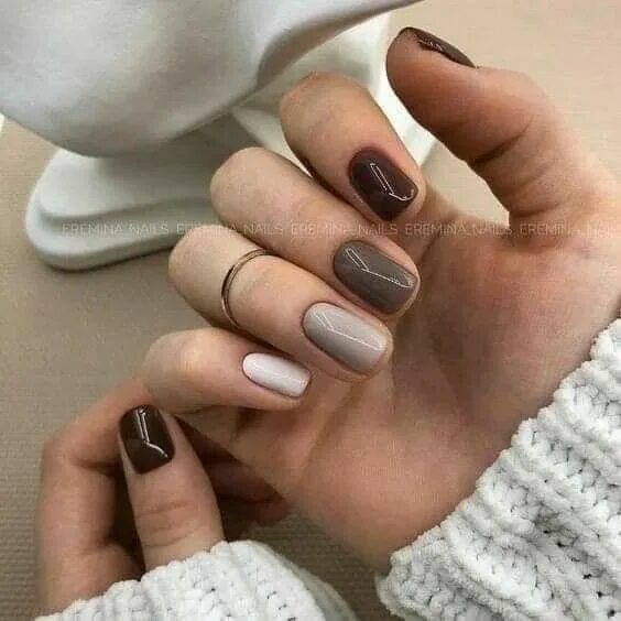 Актуальные оттенки маникюра 2024 осень Pin by Jennifer See Studios on nails Neutral nails, Fire nails, Fashion nails