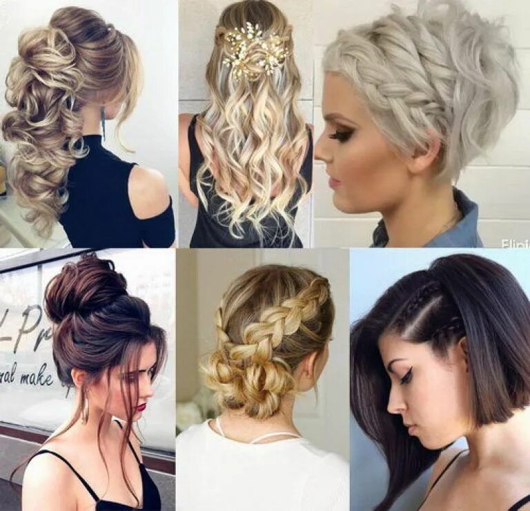 Актуальные прически на средние волосы Pin on Прически Stylish hair, Prom hair down, Evening hairstyles