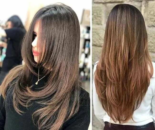 Актуальные стрижки на длинные волосы Пин на доске Hair styles Стрижка, Стрижка каскад, Модные стрижки