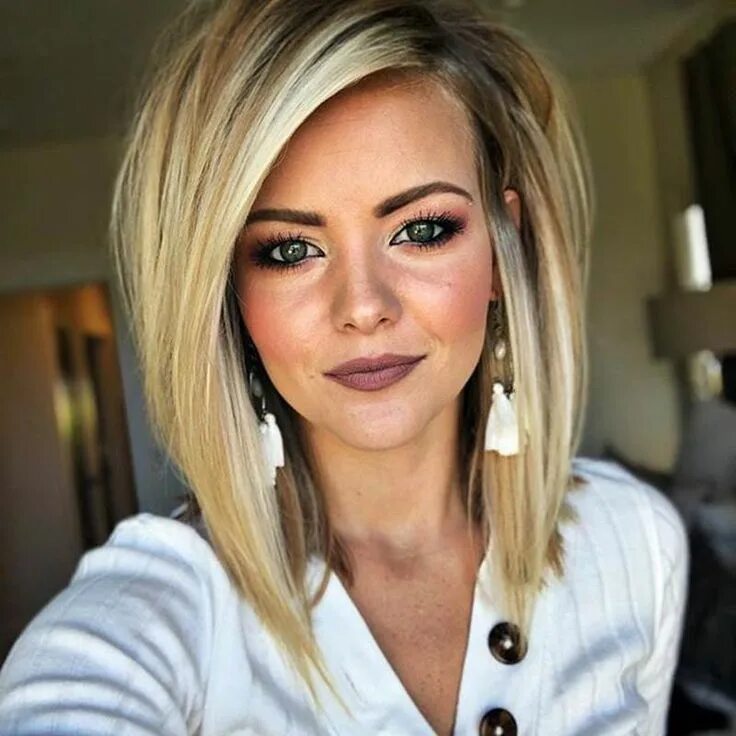 Актуальные стрижки на волосы средней длины Pin on Hair 1 Long hair styles, Medium hair styles, Thick hair styles