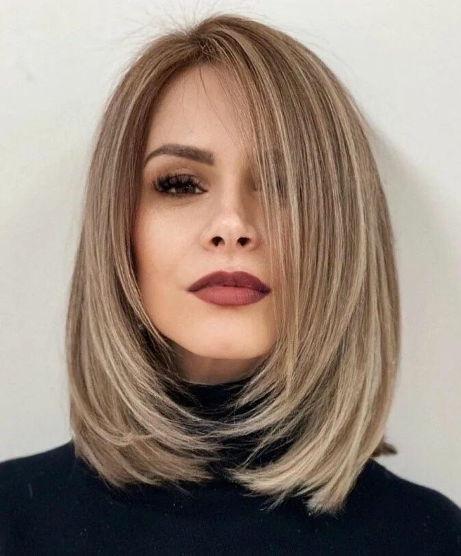 Актуальные стрижки волосы до плеч фото 50 Gorgeous Medium-Length Haircuts for 2024 - Hair Adviser Medium length hair cu
