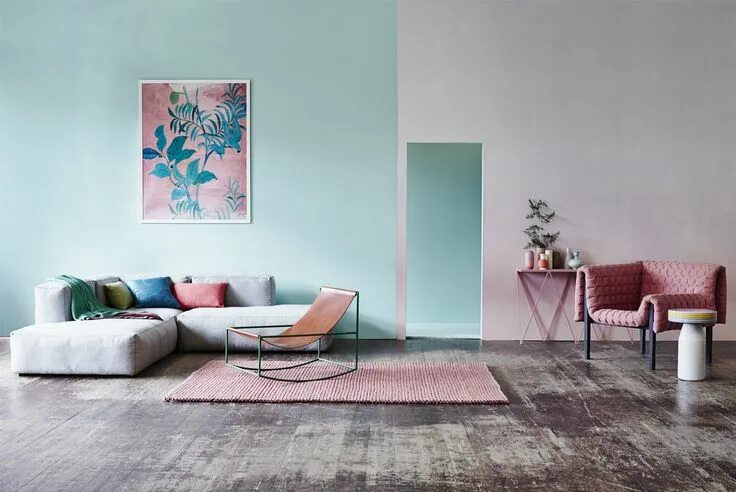 Актуальные цвета стен в интерьере 2024 ELLE DECORATION / Spring Colors Идеи для украшения, Интерьер, Дизайн