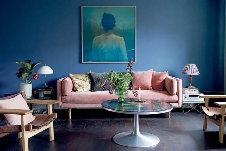 Актуальные цвета в интерьере The new Nordics: bright Scandinavian style for your home Blue living room, Blue 