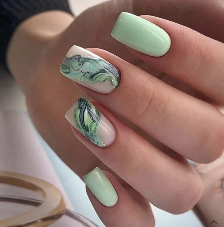 Актуальный дизайн ногтей Pin on Art - Nails Manicure, Swag nails, Square nail designs