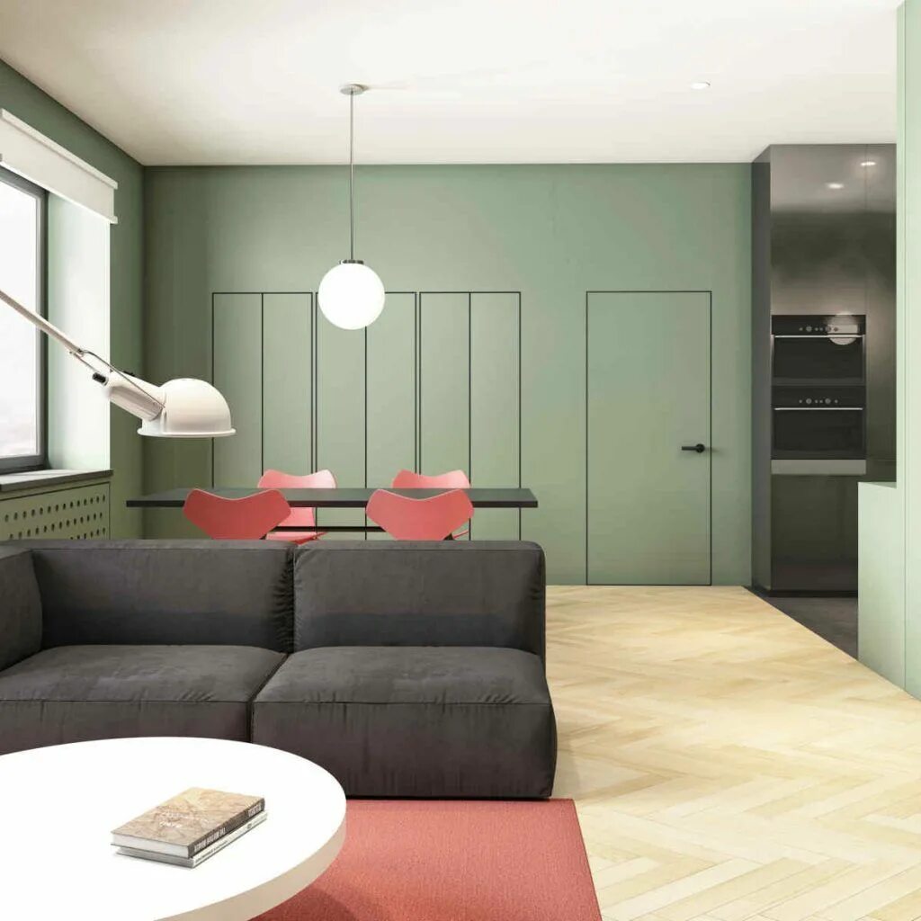 Актуальный цвет стен в интерьере COLOR TRENDS 2020 starting from Pantone 2019 Living Coral matches Apartment inte