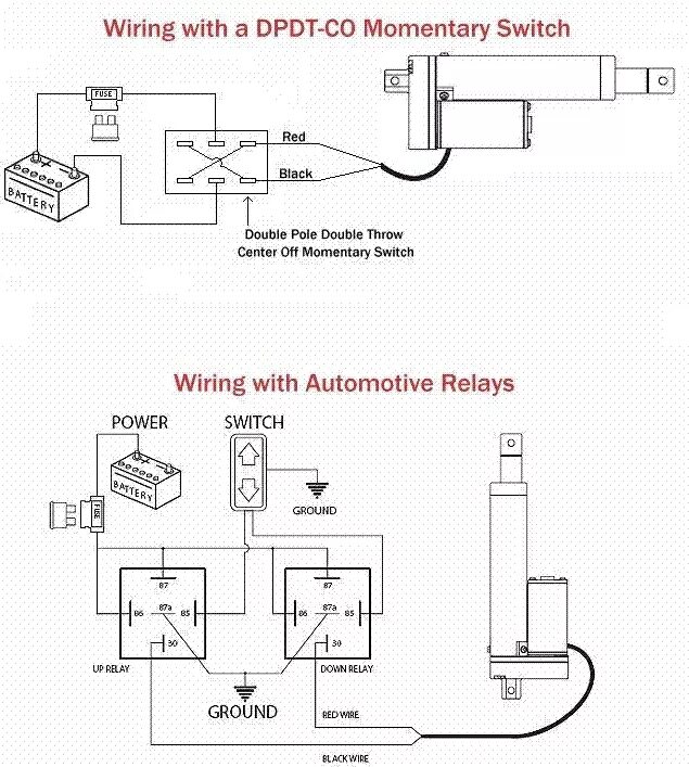 Актуатор 5 контактный схема подключения Switch Wiring for Linear Actuator (electric camber/tilt) Adventure Rider