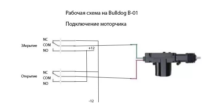 Актуатор 5 контактный схема подключения Установка ЦЗ Buldog B-01 (Поставил) - Hyundai Pony, 1,5 л, 1993 года визит на се