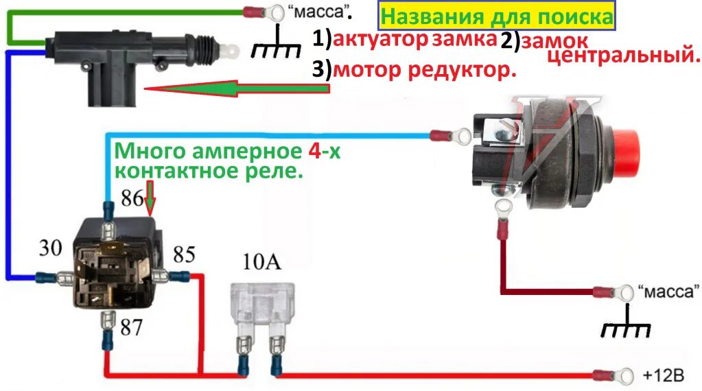 Актуатор двери 5 контактов схема подключения Неплохая штучка:) - FAW 1041, 3,1 л, 2005 года тюнинг DRIVE2