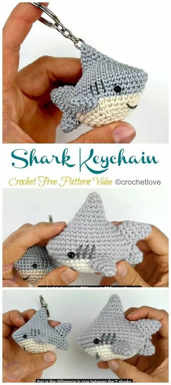 Акула амигуруми крючком схемы и описание 20 Free Amigurumi Crochet Sea Creature Animal Toy Patterns Crochet shark, Croche