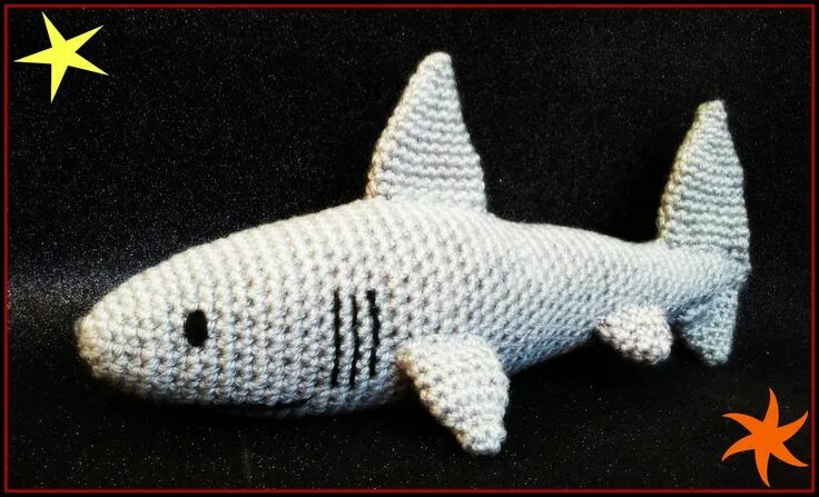Акула схема вязания крючком tiburón - shark - crochet - ganchillo - amigurumi Peces de ganchillo, Ganchillo 