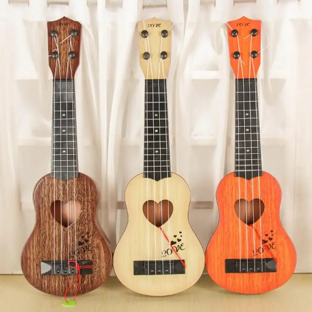 Акулель инструмент музыкальный фото 38.5cm/43.5cm Mini Ukulele Simulation Guitar Kids Music Education Musical Instru