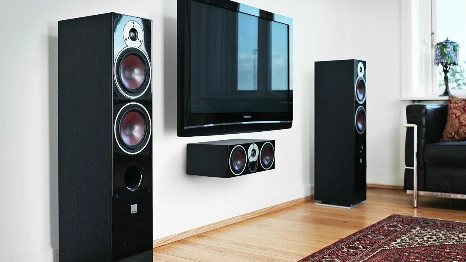 Акустическая система фото Центральный канал Dali Rubicon Vokal Black High Gloss