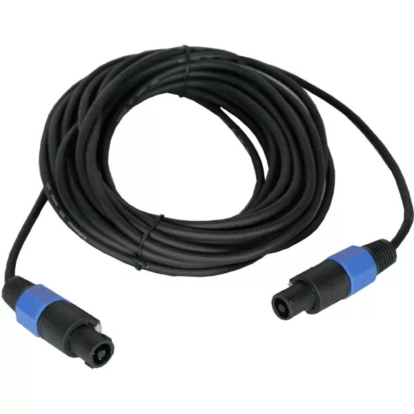 Акустический кабель для подключения акустических систем speakon Invotone ACS1120 Колоночный кабель 2х2,5мм, спикон - спикон, длина 20 м. NEOPIX.