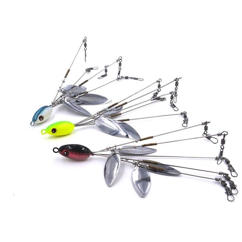 Алабамская приманка своими руками 5 Count 5 Arms 4 Blades Umbrella Alabama Rig for Bass Crappie Lure Fishing Bait 