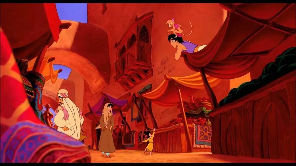 Аладдин комсомольская ул 235 фото The market place screenshot Aladdin Disney Amino Aladdin, Disney movie art, Disn