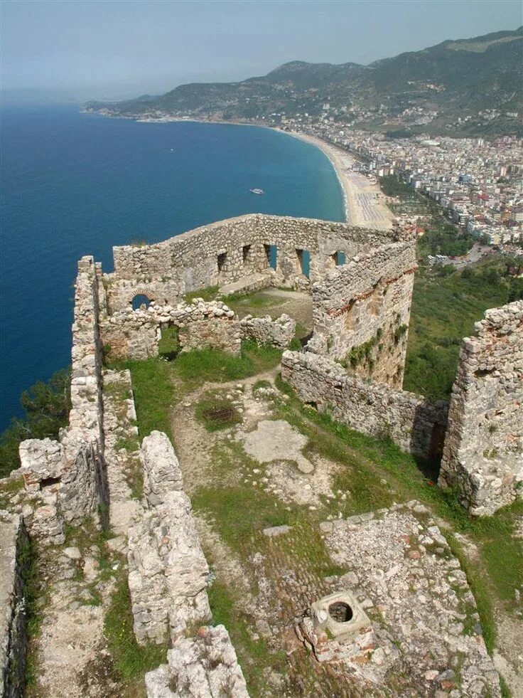 Алания город в турции достопримечательности фото Ehmedek-Eğri kapı/Alanya/Antalya/// I.Alaadin Keykubat tarafından Kızıl Kule’den