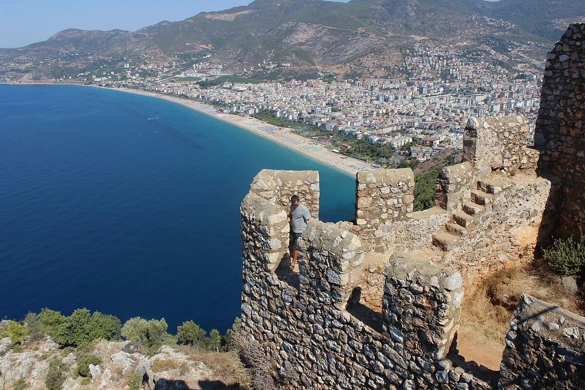 Алания город в турции достопримечательности фото File:Alanya Castle (1).JPG - Wikimedia Commons