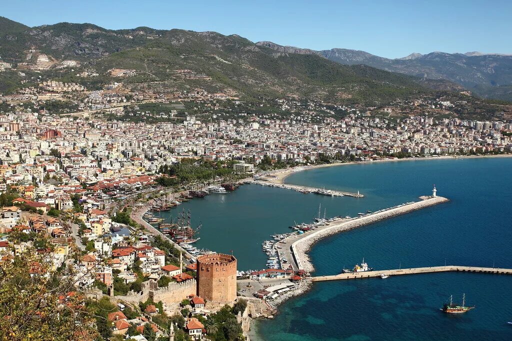 Алания турция фото города и набережной пляжей Фото Алании