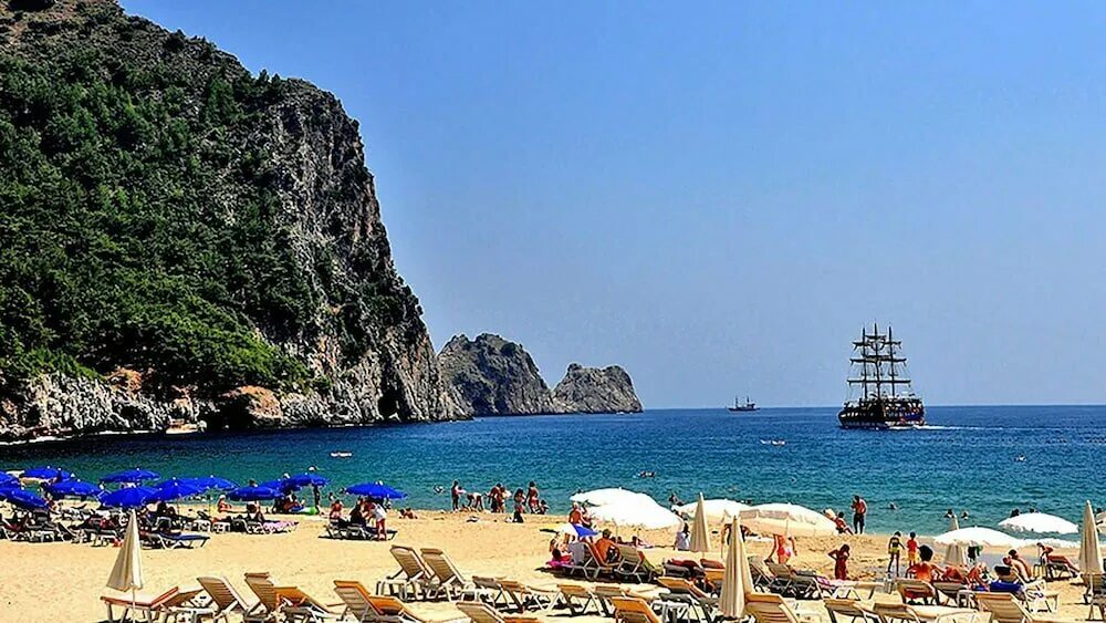 Алания турция пляж клеопатра фото Cleopatra Beach 3 x badroom apartme, daireler, Antalya, Alanya, Saray Mah., İsme