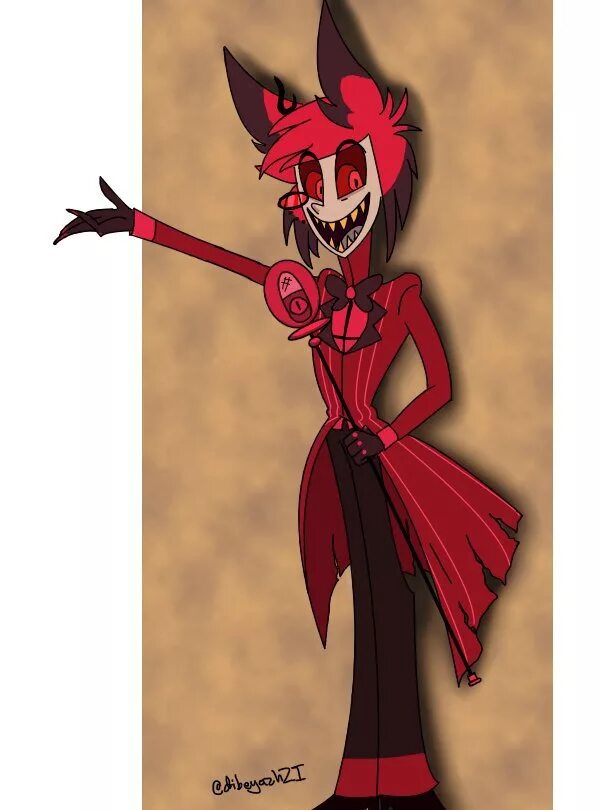 Аластор отель хазбин фото в полный рост Cannibal Deer Hype Continued oc Art By Me : R Hazbinhotel 43B
