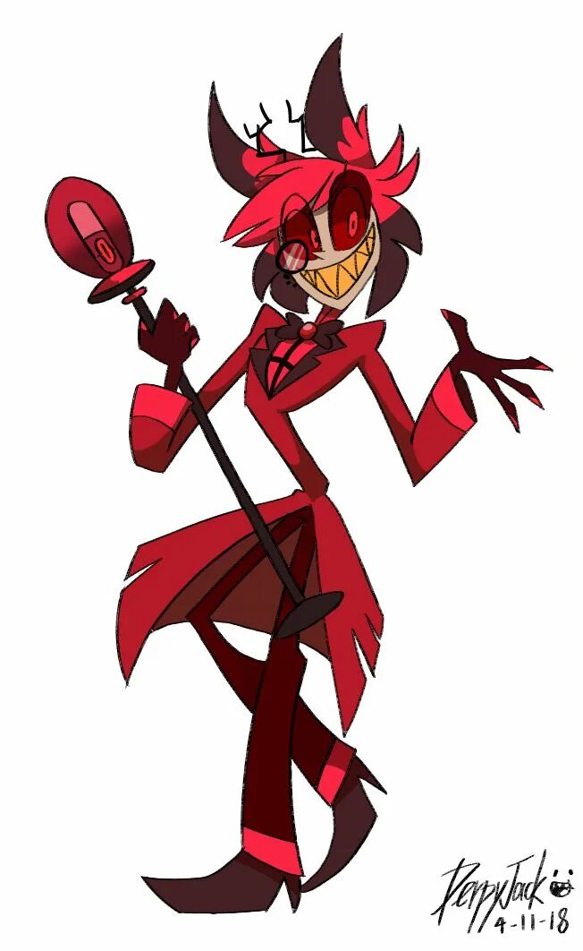 Аластор отель хазбин фото в полный рост Hazbin Hotel Alastor by https://www.deviantart.com/kirbybaby64 on @DeviantArt Pe
