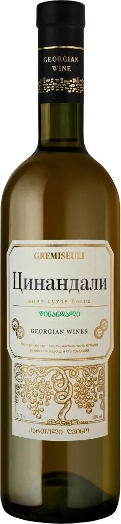 Алазанская долина вино белое полусладкое фото Вино Georgian Wine House, "Gremiseuli" Tsinandali - отзывы, купить в магазине Wi