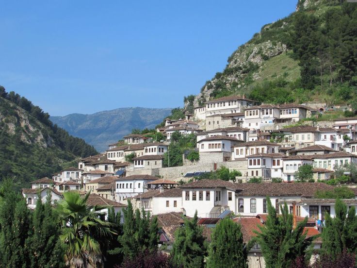 Албания фото деревень White Ottoman houses have given Berat, Albania, its popular name, the "City of a