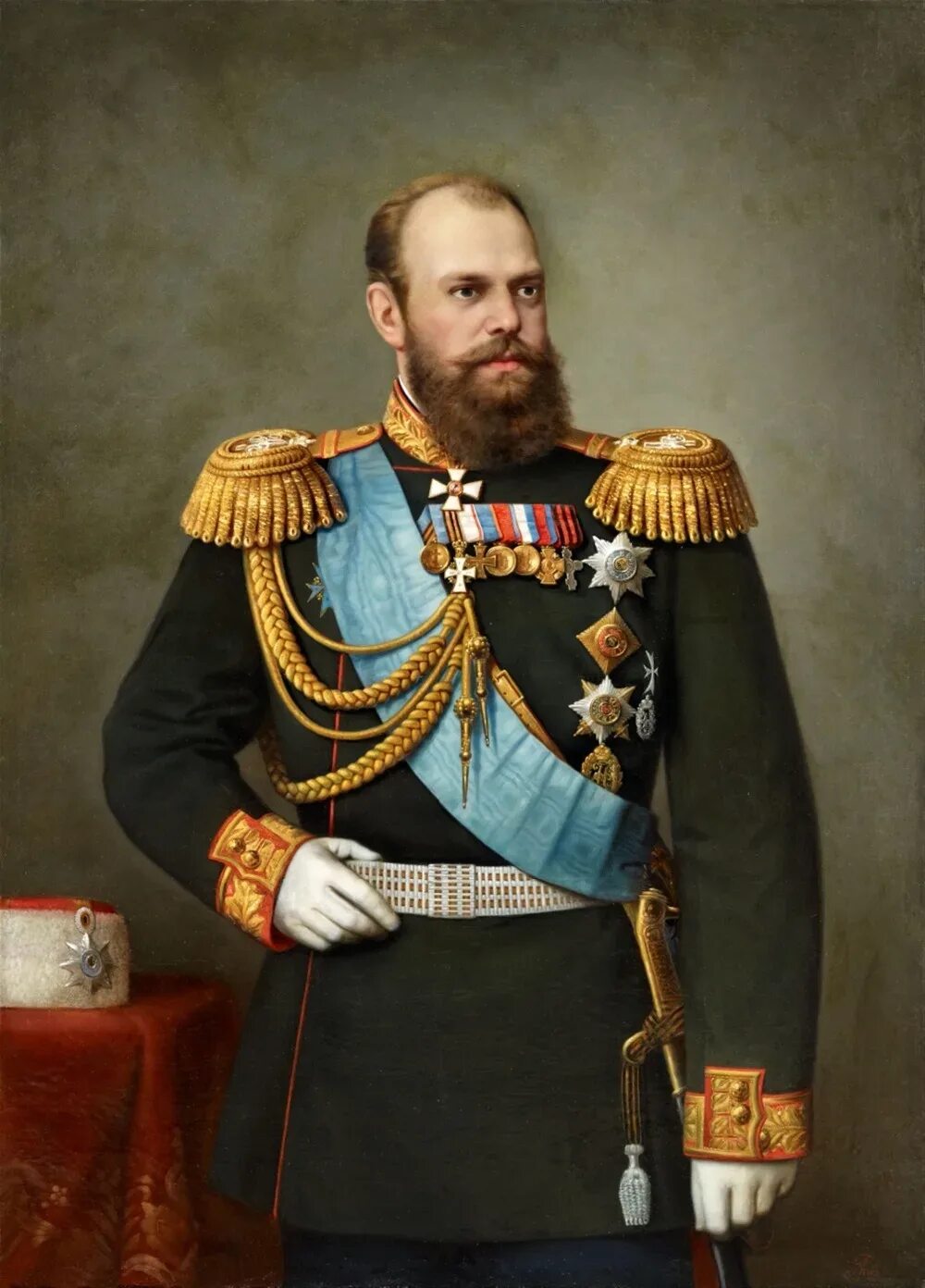 Александр 3 романов фото Специальное предложение TOP art-русский портрет Александра III императора России