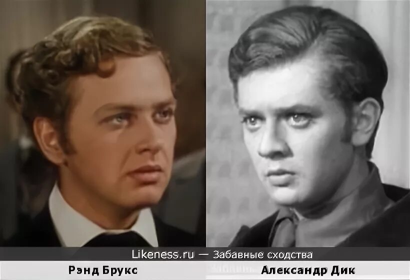 Александр дик фото Рэнд Брус похож на Александра Дика :: Забавные сходства