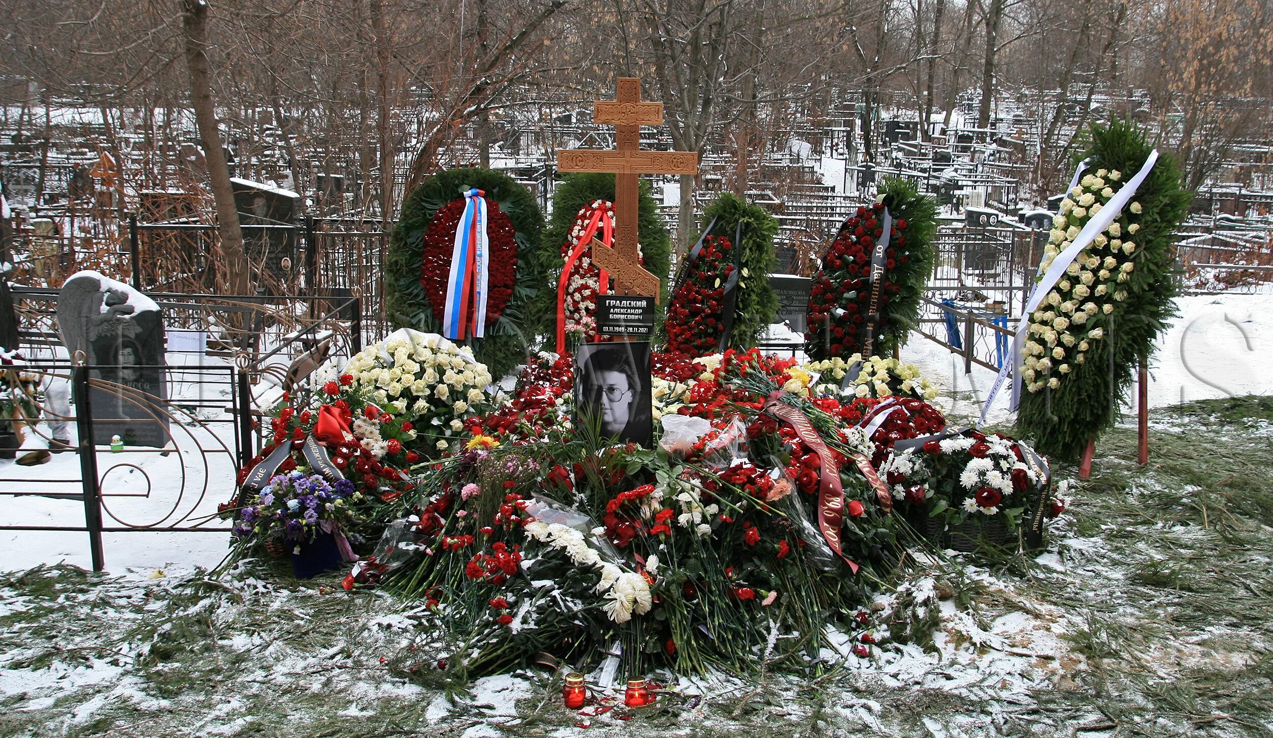 Александр градский могила фото ГРАДСКИЙ Александр Борисович (1949 - 2021) - Moscow-Tombs